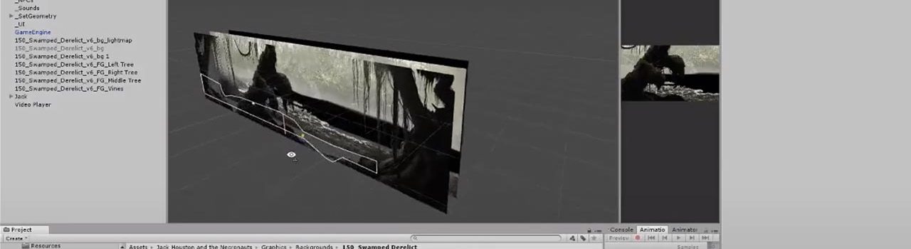 Creating multilayered video backgrounds